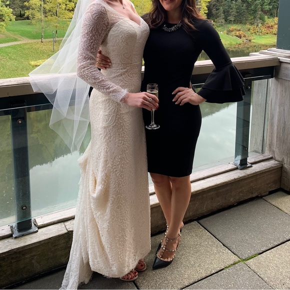 Calvin Klein Black Dress size 2 - Picture 3 of 8